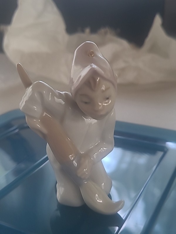 LLADRO - Elf Ornament - #5938 - Christmas Ornament Figural - 3” Gloss