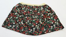 Carter's Girls Floral Twill Pleated Skirt CC7 Black Size 10/10A NWT