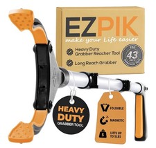 EZPIK Pro 43" Foldable Grabber Reacher Tool for Seniors, Elderly, Pickup Trash