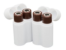 - Slimline 18650 Battery Case, soft durable material - Pack of 2 Holds 2 Bat...