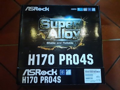 ASRock H170M Pro4S Intel H170 Micro ATX Mainboard
