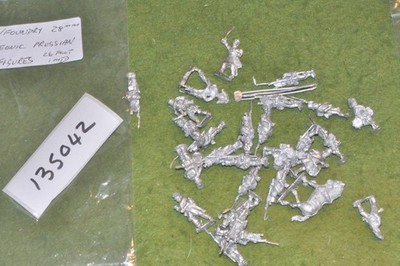 28mm Napoleon / Gussteile - Vorderrang Preussen 28 Figuren - (135042)