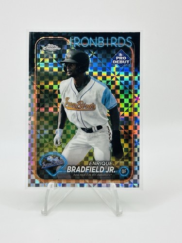2024 Topps Pro Debut Chrome Enrique Bradfield Jr. X-fractor Parallel #PDC-200 - Picture 1 of 2