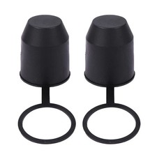 2 x 50mm Tow Bar Ball Cap Protector Towing Hitch Caravan Trailer Towball Cover