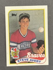 Steve Avery - Atlanta Braves 1989 Topps 1st Draft Pick Rookie Card #784 ⚾️?. rookie card picture