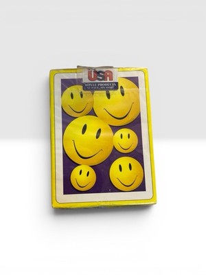 Smiley Face  Happy Happy  Playing Cards Sealed Deck Hoyle Products #6811