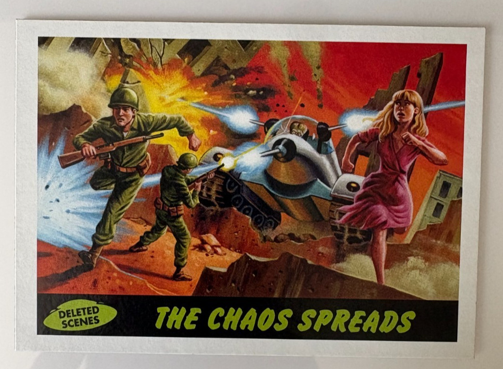 2012 Mars Attacks Topps Heritage ~ Deleted Scenes Insert #3 The Chaos Spreads