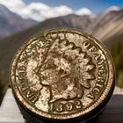 1892 Indian Head Cent Actual Coin Shown - 36