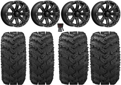 MSA Bounty 14'' Wheels Black 27'' Reptile Tires Can-Am Maverick X3