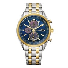 🌟 Citizen CA0458-55L Two Tone Eco-Drive Chronograph Bracelet Watch - W38122 🌟 