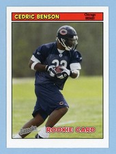 2005 topps bazooka Cedric Benson card# 167 bears rookie rc. rookie card picture