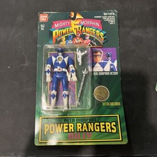 Vintage 1994 Mighty Auto Morphin Power Rangers BILLY Blue Ranger