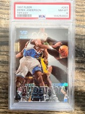 1997 Fleer Derek Anderson #263 Tiffany PSA 8
