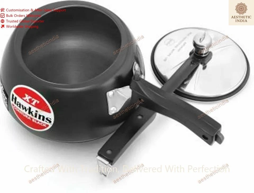 Hawkins Pressure Cooker Contura Anodized Extra Thick Base for Induction 3 Litres