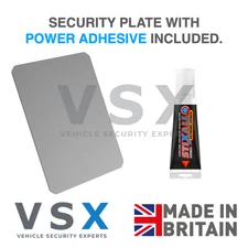UNIVERSAL VAN SECURITY REPAIR PLATE KIT WITH POWER ADHESIVE TO INSTALL