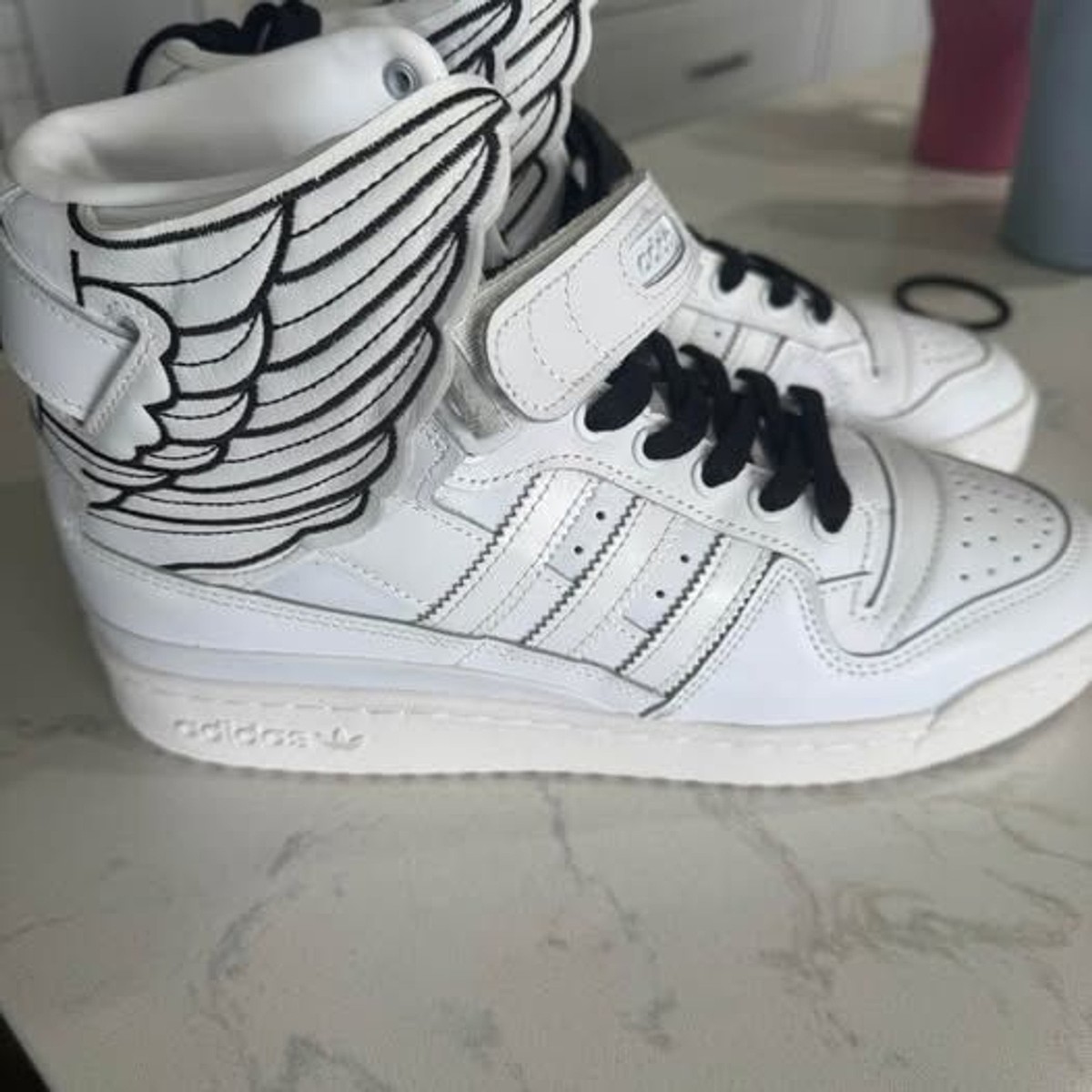 Jeremy Scott x adidas Wings 4.0 Cloud White US Men display picture 3