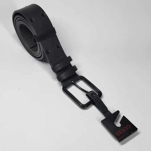 Guess Gürtel Herren XL 42-44 Schwarz Kunstleder Nieten Pyramide Schnalle Mode - Bild 2 von 12