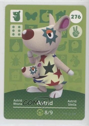 Carta Amiibo Astrid 276 - Animal Crossing Serie 3 - Originale Nintendo, Non Scansionata