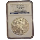 2009 $1 Silver Eagle NGC MS70 Early Releases American Silver Eagle