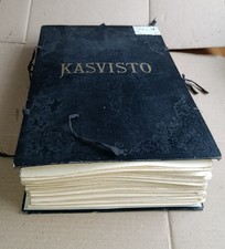 Antique Finnish Swedish Herbarium Botanical Pressed Plant specimens 20's