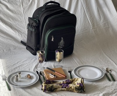 Picnic Time 2-Person Backpack Set Indianapolis 500 Borg Warner Trophy   Complete