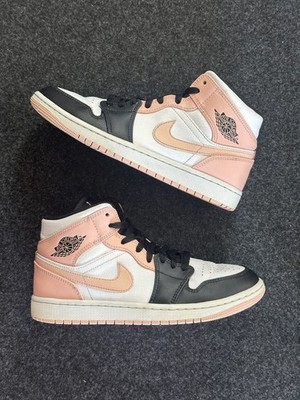 Nike Jordan 1 Mid 41 Weiß Rosa