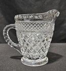 Vintage Anchor Hocking Wexford Creamer Glass Diamond Pattern