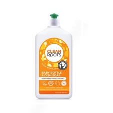 Scent-Free Baby Bottle & Dish Soap by Clean Roots, Plant-Based, 16.9 Oz