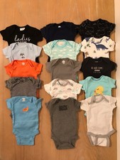 Wonder Nation Gerber Carter's Other Infant Boys Clothing Lot of 15 Size Newborn