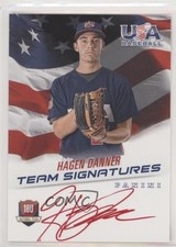 2015 Panini USA Baseball Red Ink 6/25 Hagen Danner #18U-HD Auto 3wu