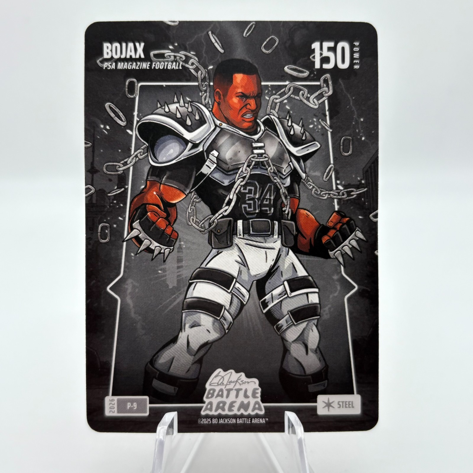 Bo Jackson Battle Arena 2026 Bojax P-9 PSA Magazine Exclusive SP Steel 150 Power