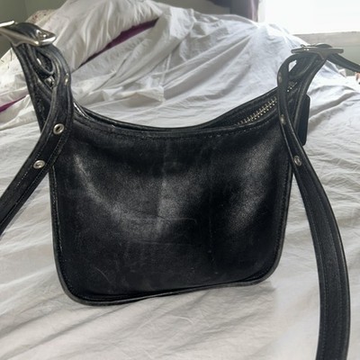 Coach Legacy Janice Black Leather Crossbody Shoulder 9950 Vintage Classic