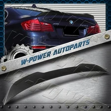 W-Power Carbon Look For 2011-2016 BMW 5-Series F10 F18 Rear Trunk Spoiler