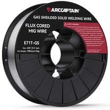 ARCCAPTAIN Flux Core Welding Wire .035, E71T-GS 035" Flux Core Welding Wire