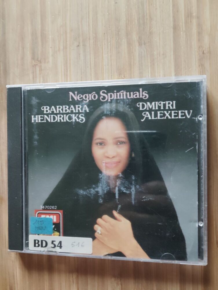 Negro Spirituals: Barbara Hendricks/Dmitri Alexeev Hendricks - Good Condition