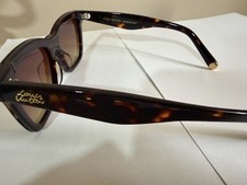 Z2970W Louis Vuitton Script Square Sunglasses in tortoise shell