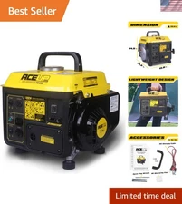 1,200W Gas Powered Generator, Small Portable Generator for Home Use Ultraligh...