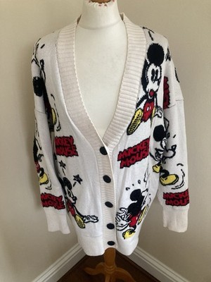 ZARA DISNEY MICKEY MOUSE CARDIGAN LONGLINE ZARA GR. L SELTEN RARITÄT