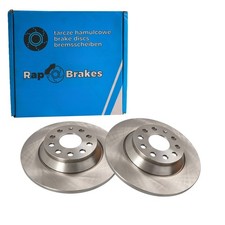 2x RAP BRAKES BREMSSCHEIBEN 300mm VOLL HINTEN passend für AUDI A3 Q3 TT SEAT ALH