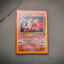 Pokemon TCG Arcanine Black Star Promo #6 WoTC PROMO 1999 LP Condition