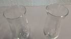 2 Vintage Crystal Champagne Flutes with Rose Bud Stems Franklin Mint — photo 3