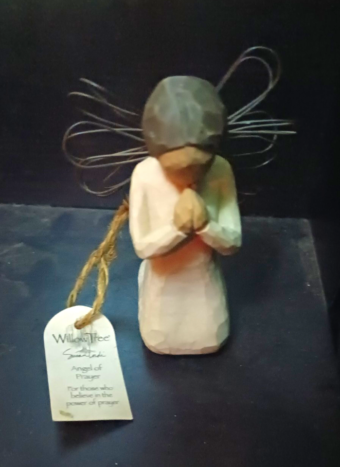 Prayer Robe Willow Tree Angel of Prayer Susan Lordi Hand Painted Resin Figurine | eBay