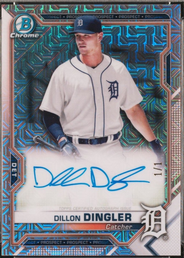 2021 Bowman Chrome - Dillon Dingler #BCMA-DDI for sale | eBay