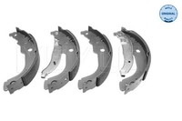 Bremsbackensatz Hinterachse FüR CitroËN Peugeot Ds C3 Ii DS3 Cabriolet 207 Sw