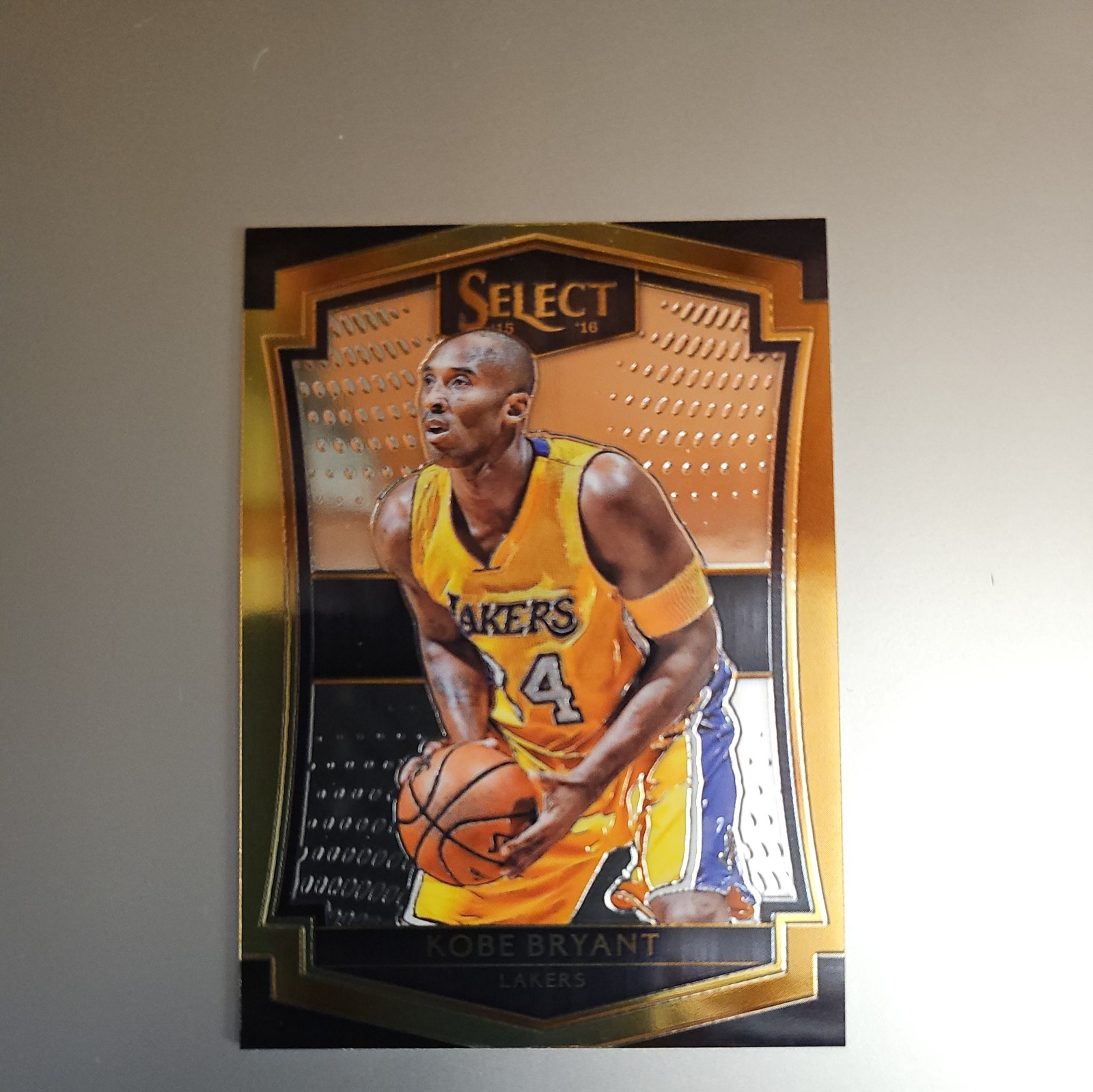 2015-16 Panini Select Kobe Bryant Los Angeles Lakers Premier Level #186