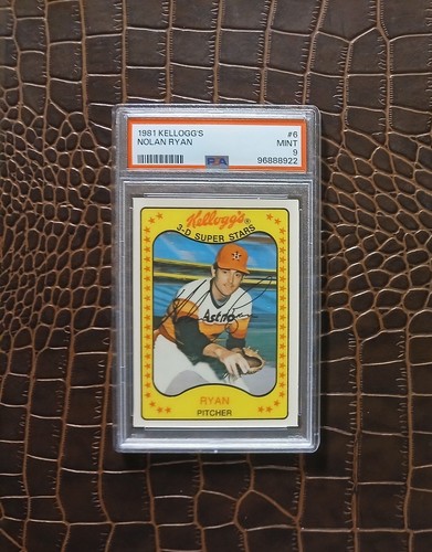 1981 Kelloggs Nolan RYAN🏆PSA 9🏆RARE🎈NOT Topps 