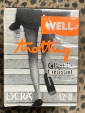 Collant Well "Trotting" - Taille 2 -  Noir - 12 Deniers - Voile Fin et Résistant