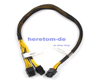 10pin to 6+8pin PCI-E Graphics Card Power Cable for HP Proliant ML350P G8