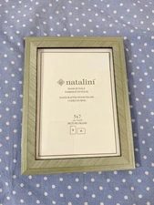 NATALINI Handmade ITALIAN Wooden Picture Frame 5X7" ( 13x18 cm ), Green, NEW