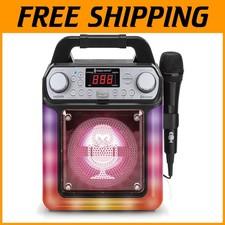 Groove Mini Karaoke Machine with Bluetooth  Voice Effects